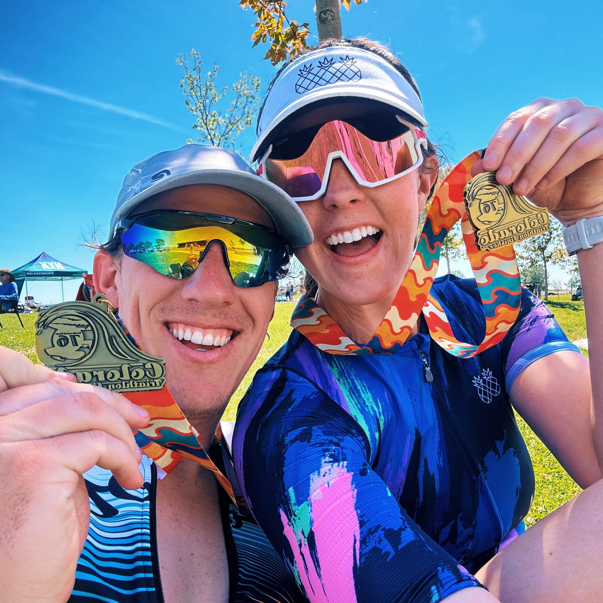 Our first triathlon together