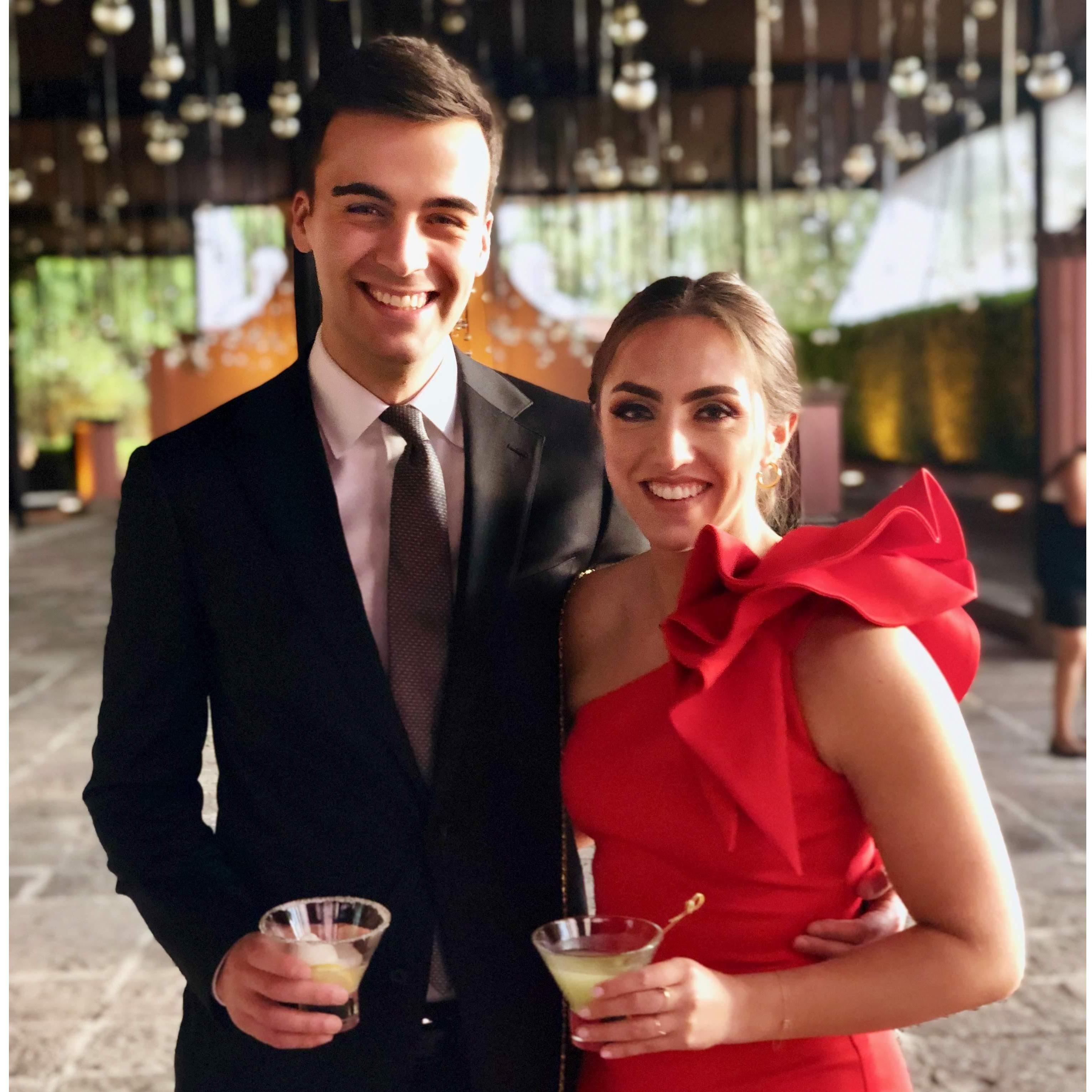 At Jimena's cousin, Loretta's, wedding (May 2019)