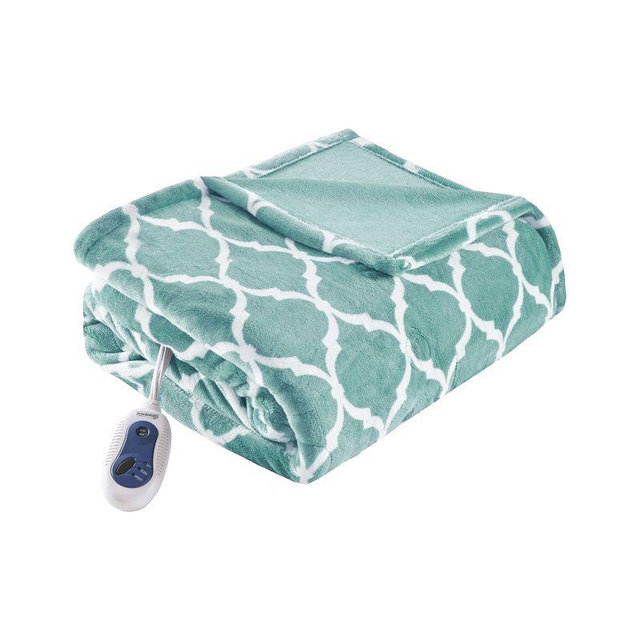 Electric Ogee Printed Oversized Throw 60x70" - Beautyrest