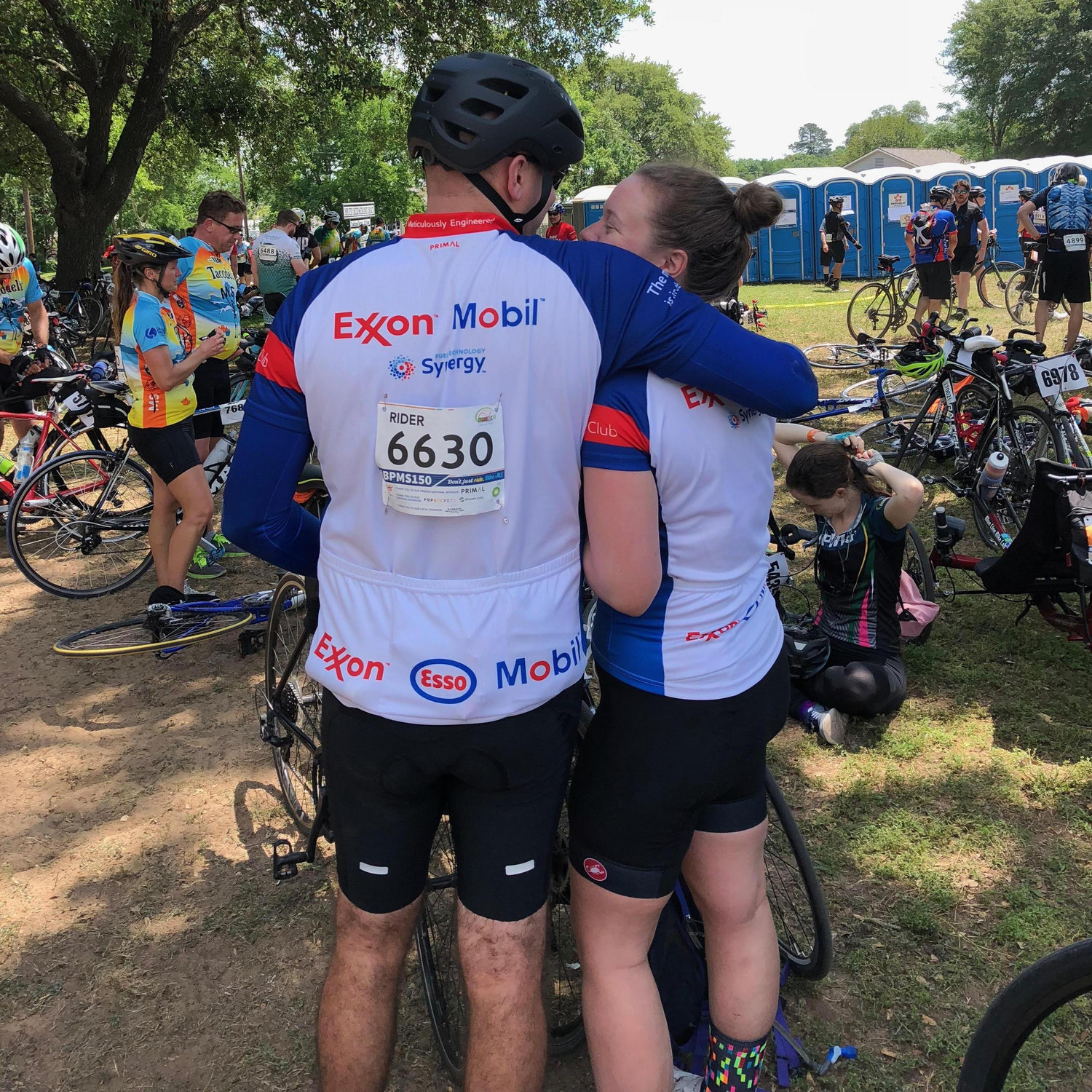 Riding in the MS 150
