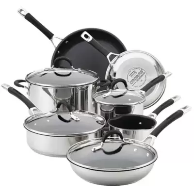 Circulon® Momentum™ Stainless Steel Nonstick 11-Piece Cookware Set