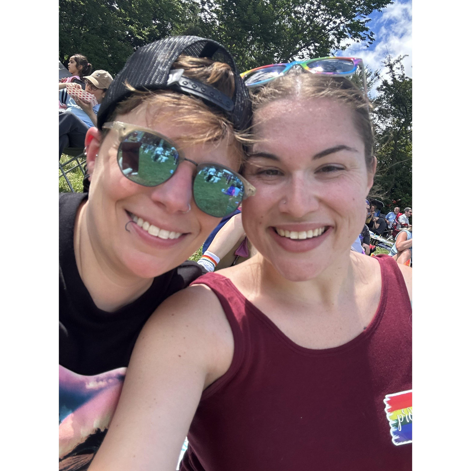Of course we went to Pride!