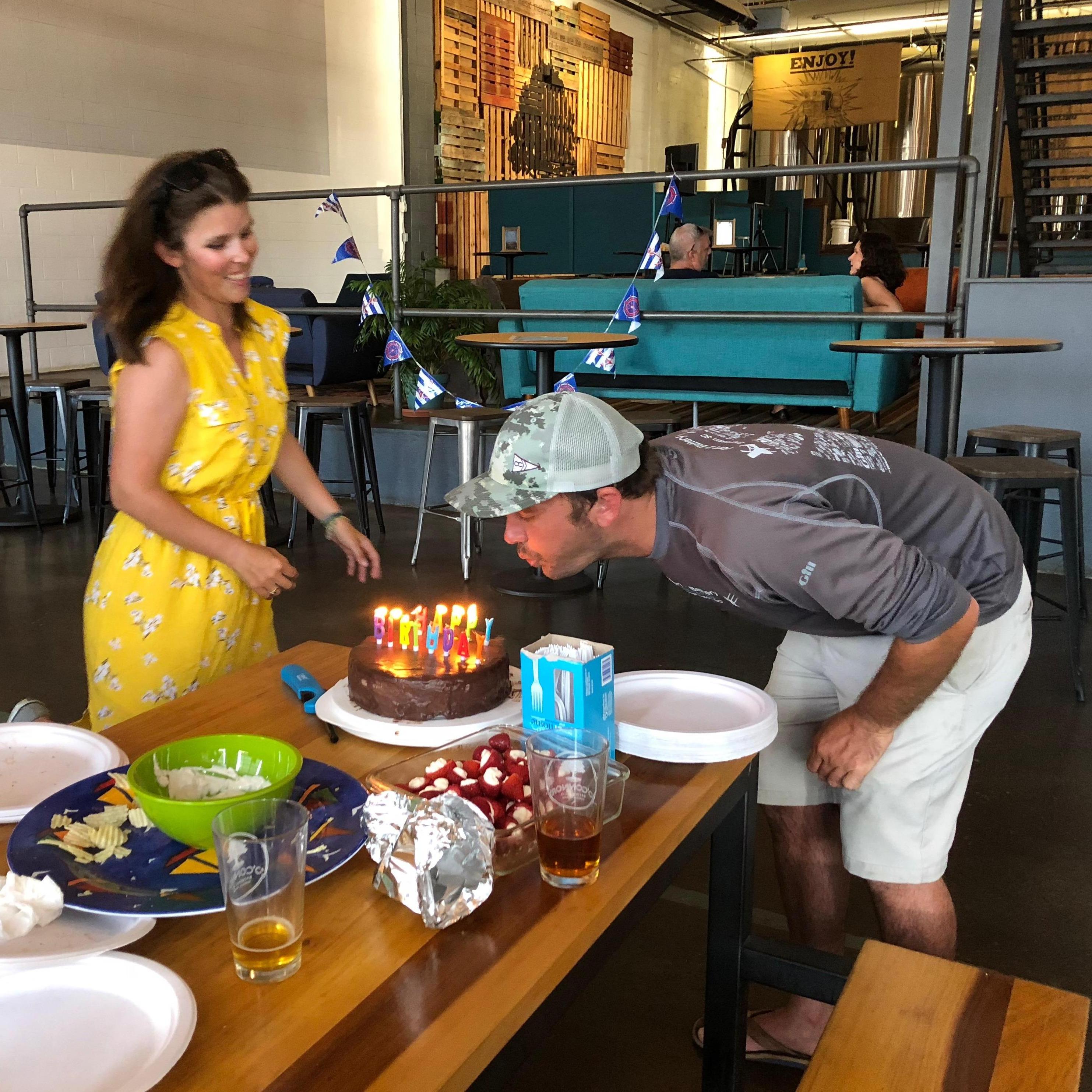 My first attempt at Jacob's favorite dessert, chocolate cheesecake, for his birthday in July 2018.