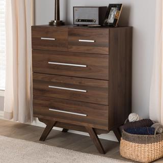 Wood 5-Drawer Chest