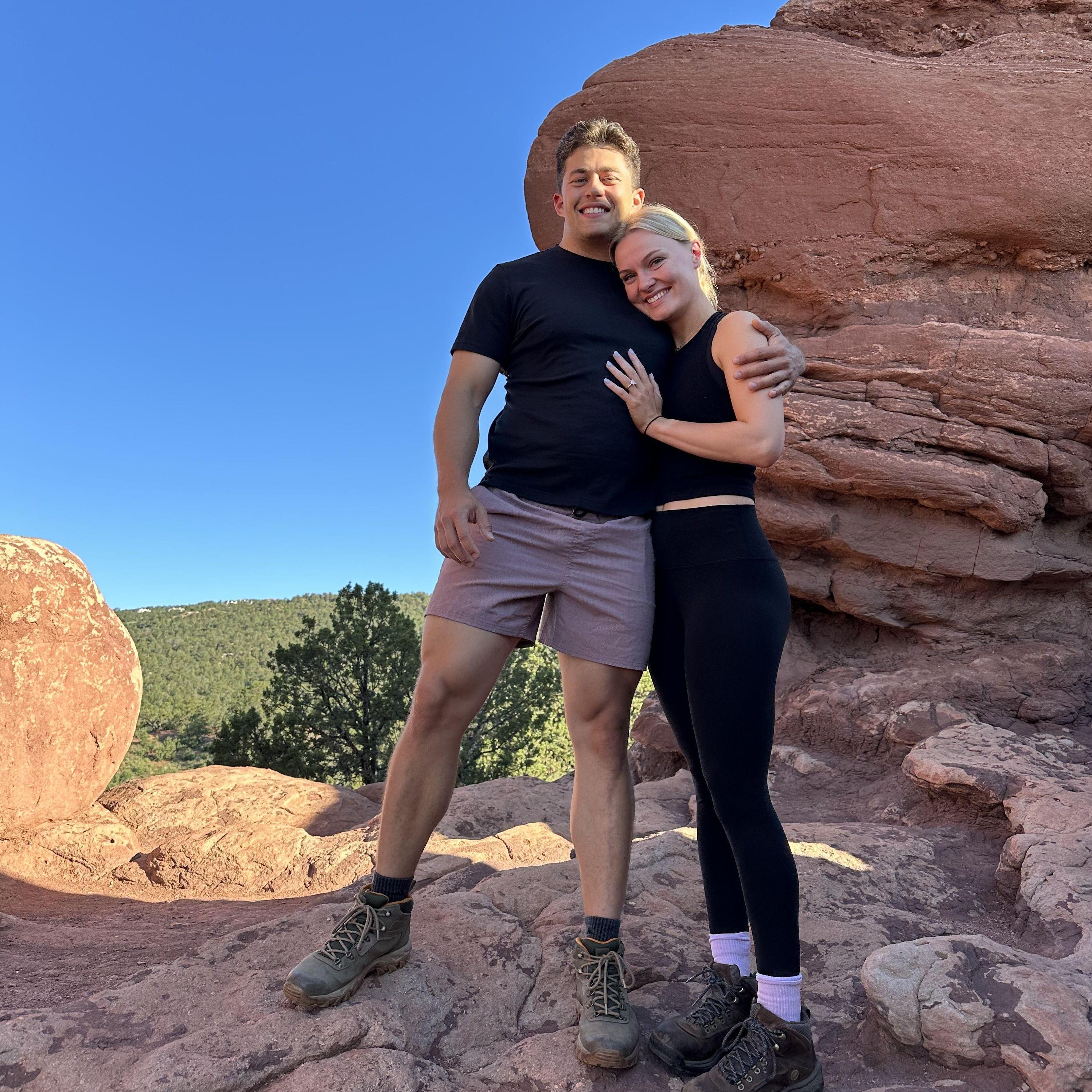 Garden of the Gods park in Colorado Springs, where we got engaged