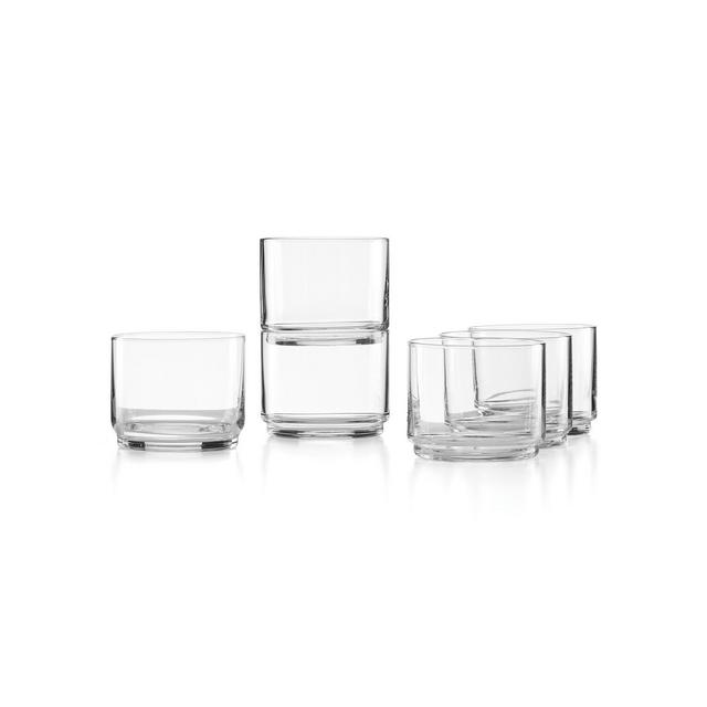 Tuscany Classics Stackable Short Glasses Set, 6 Piece