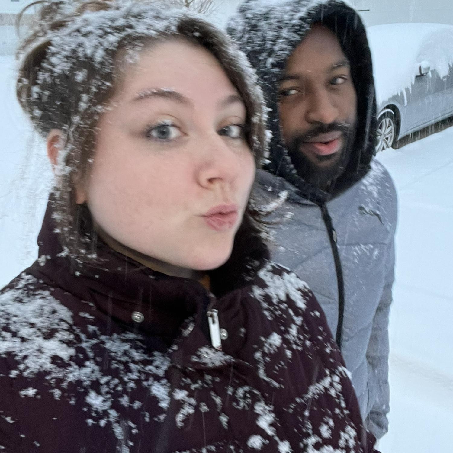 First snow storm in ATL!