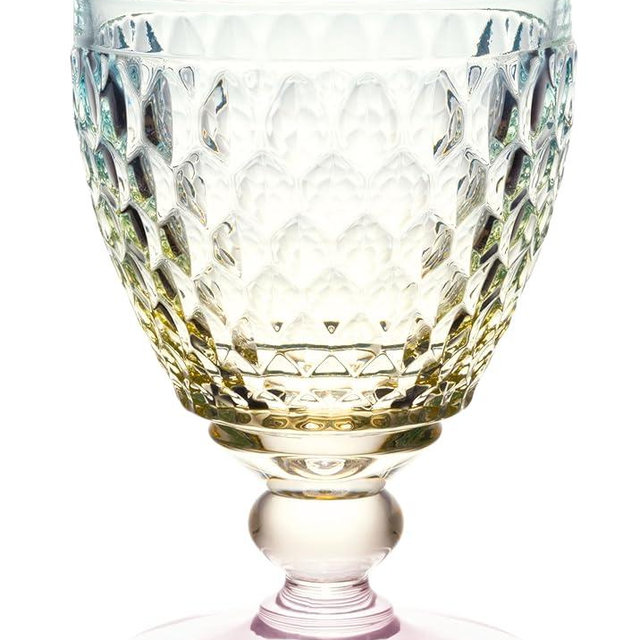 Villeroy & Boch Boston Pearl Water Glass, Set of 4, 13.5 ozs, Made in Germany