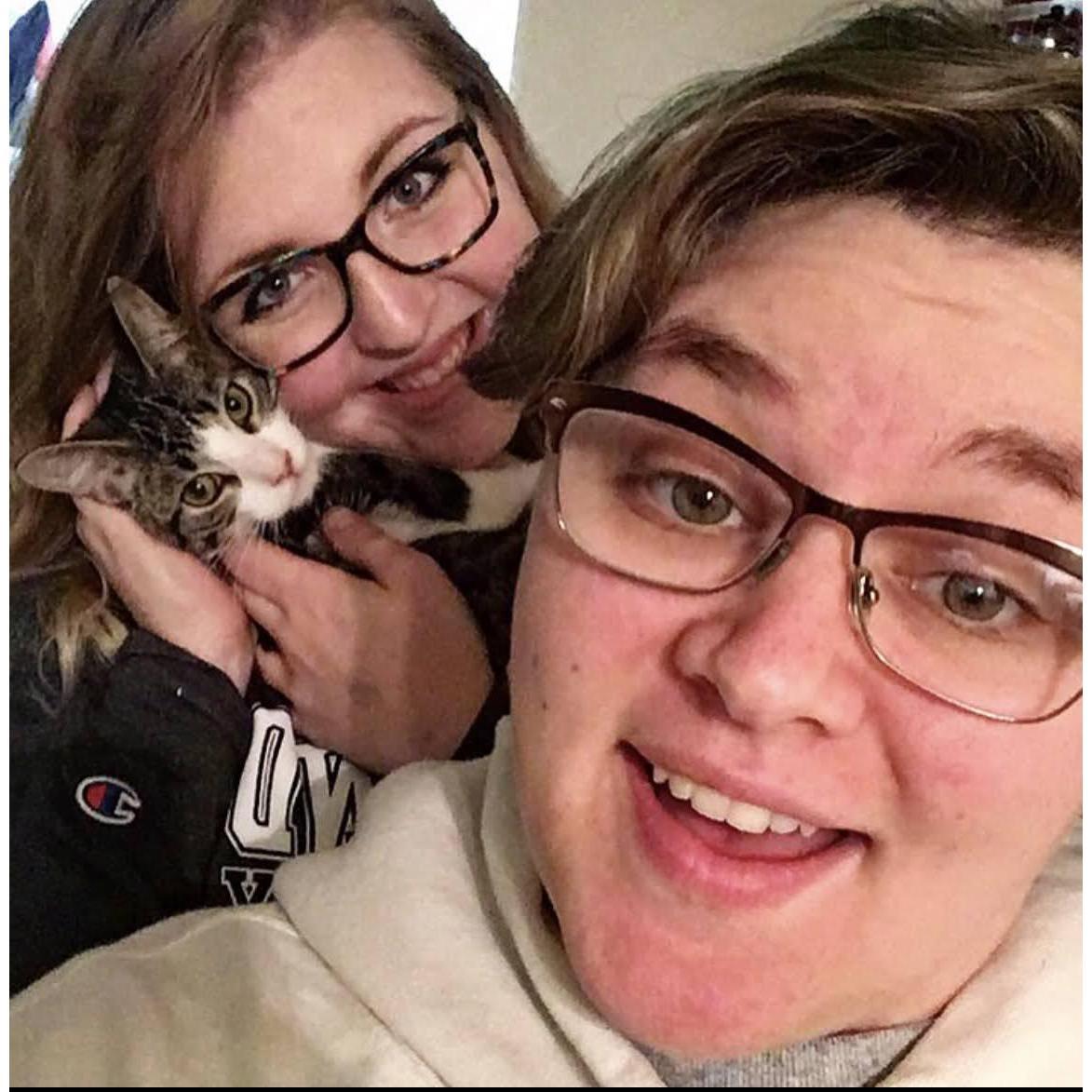 First family photo with Pickles in 2017