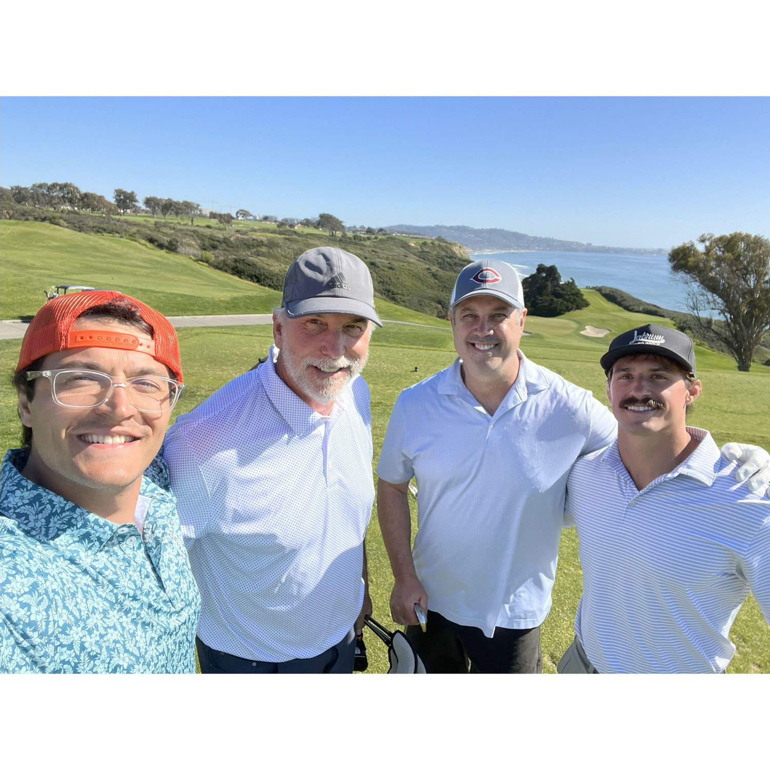 Nick golfs with Ariana's dad at Torrey Pines. "You should meet Bill's daughter!" - Cary Lucian