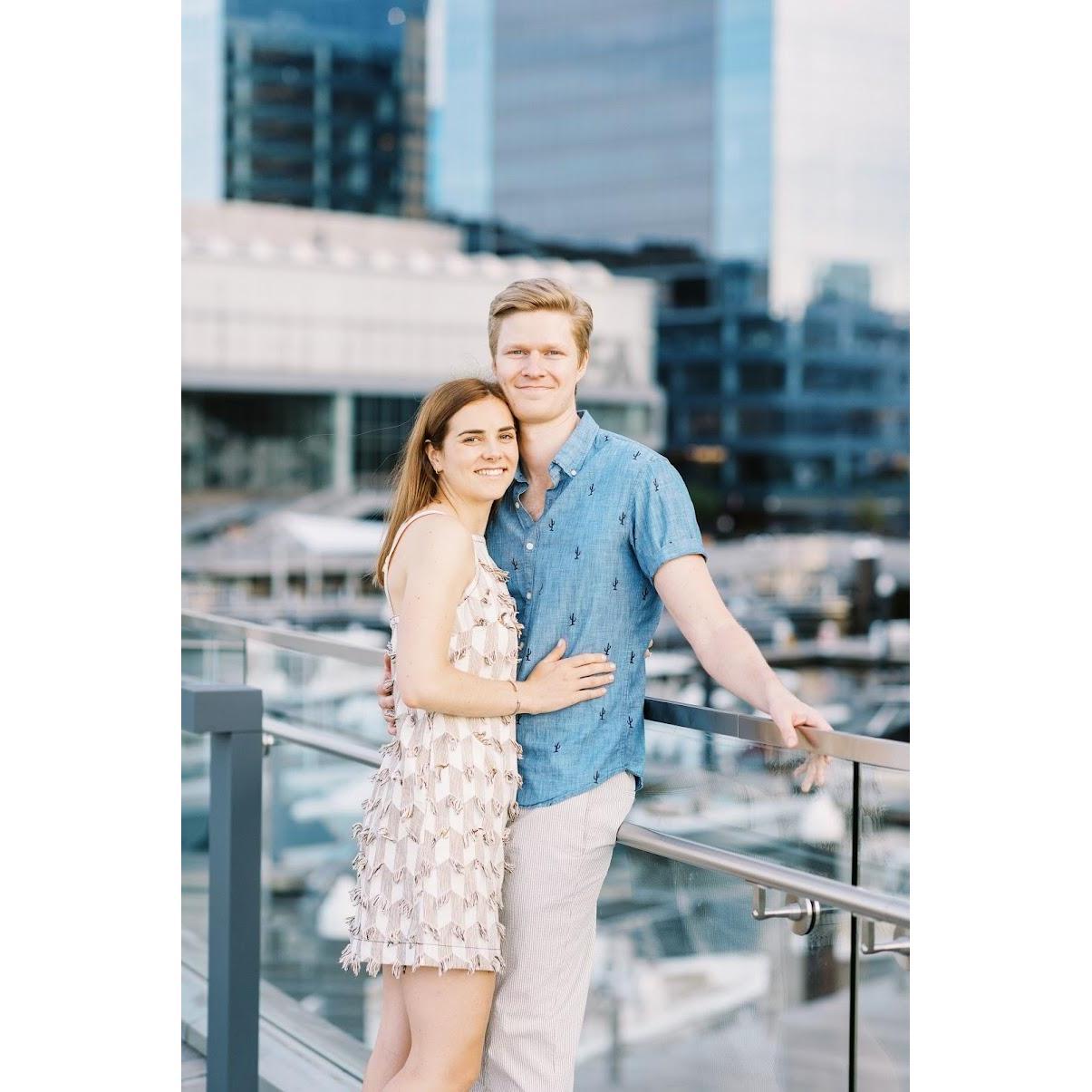 engagement photos seaport - june 2021