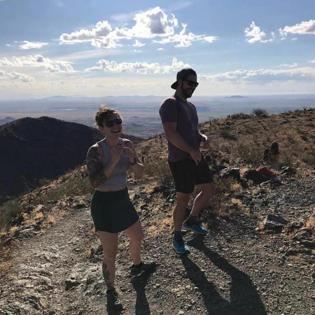 Our engagement. Nov 10, 2019. South Mountain.
