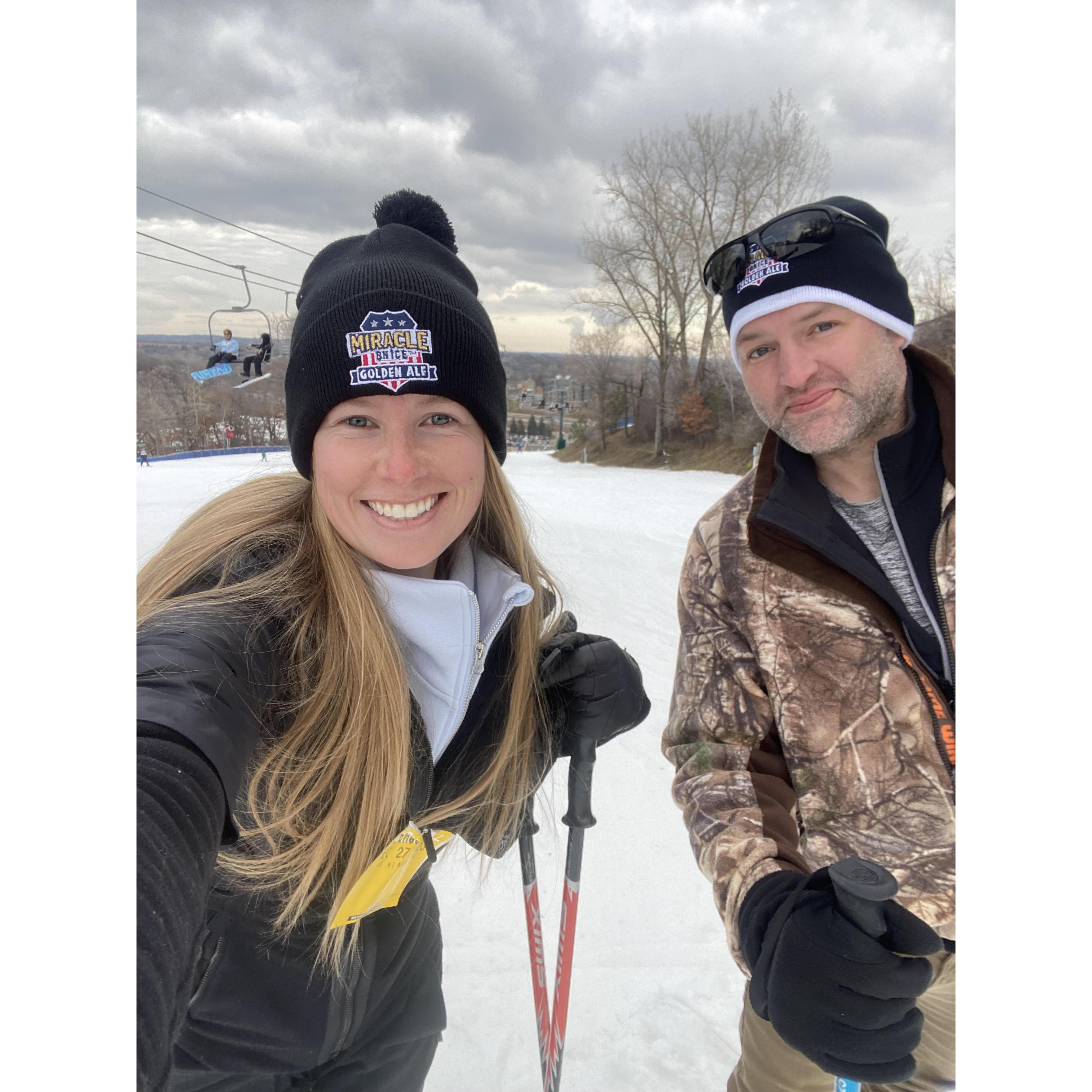 Cody's first time skiing- Burnsville, MN December 2023