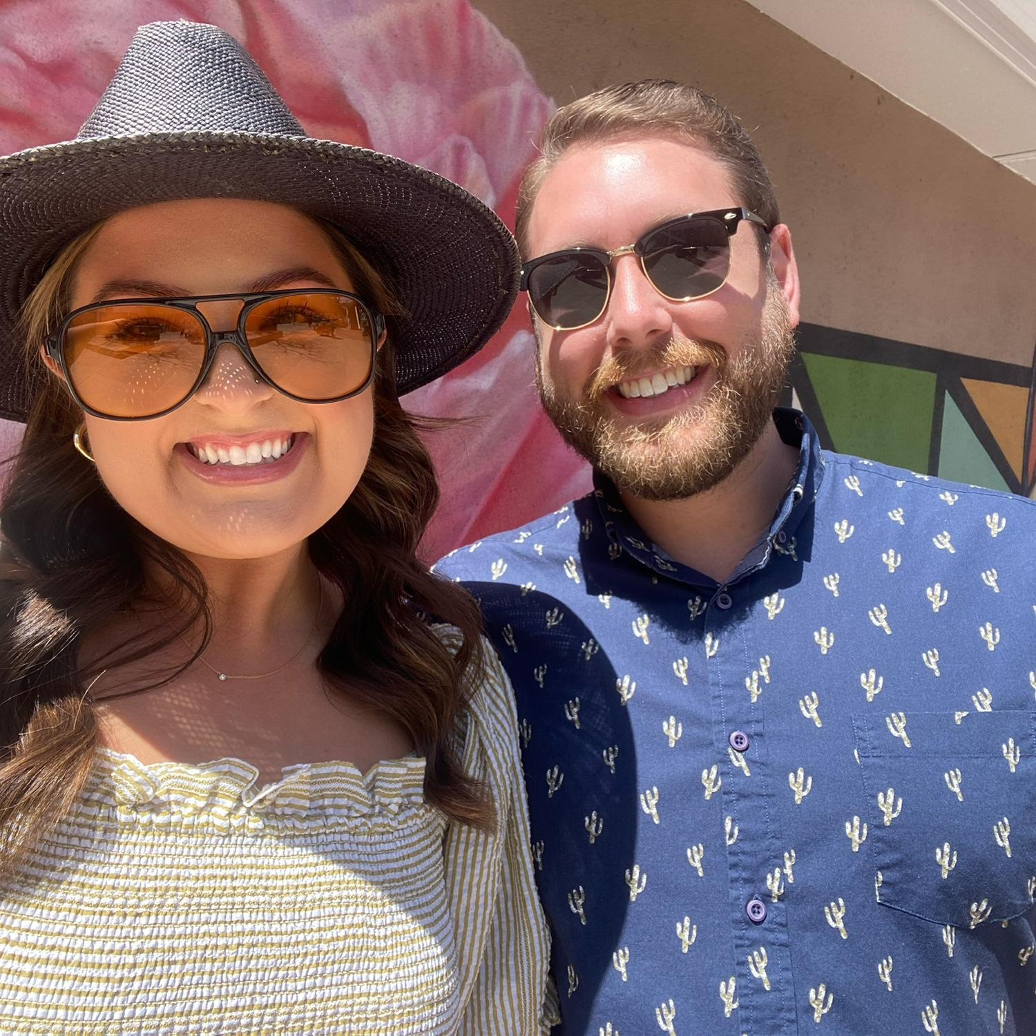 Our first trip together to New Mexico.