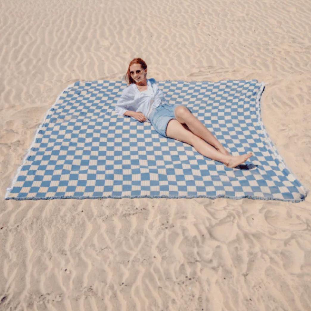 Sand Cloud - Beach PARTY BLANKET™ in Checkmate