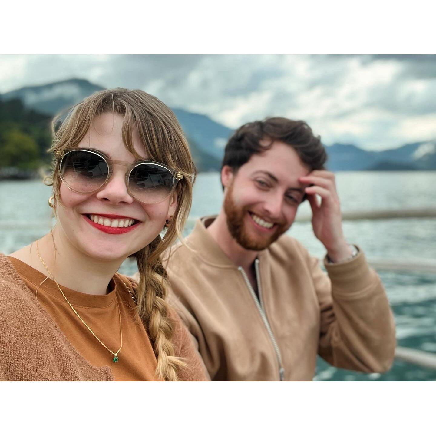 Ferrying across Lake Como