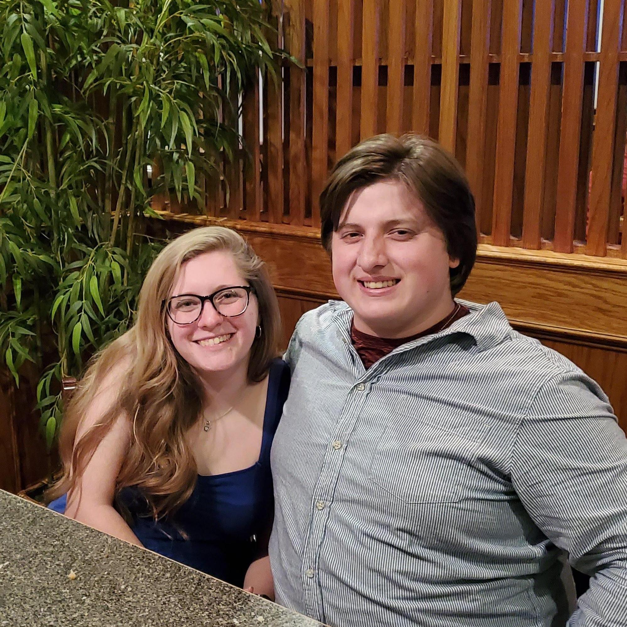 Dinner the night of our engagement.