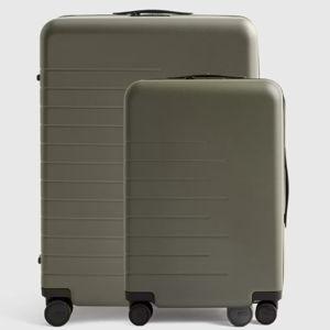 Carry-On & Large Check-In Suitcase Set in Olive