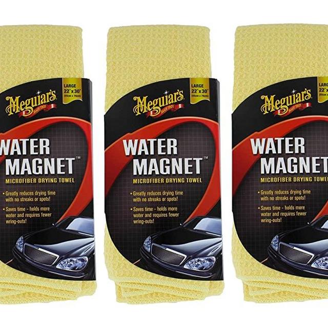 Meguiar's X2000 Water Magnet Microfiber Drying Towel (3 Pack)