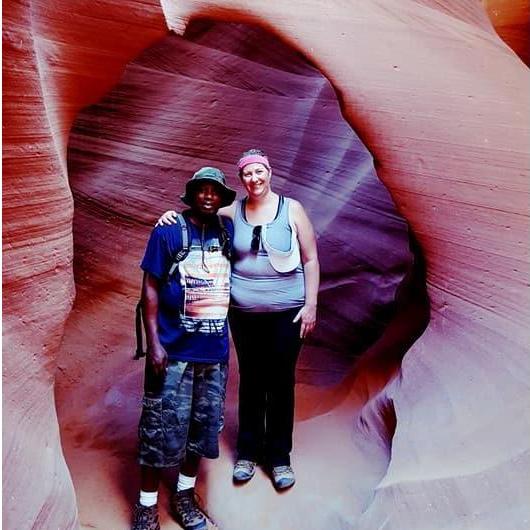 Antelope canyon, part of our amazing travels in the summer of 2016