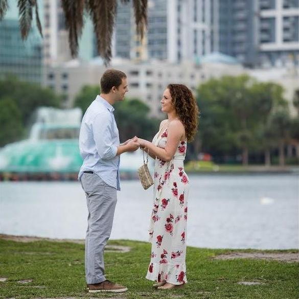 Right before Jared popped the question, with Amanda already eager to say yes!