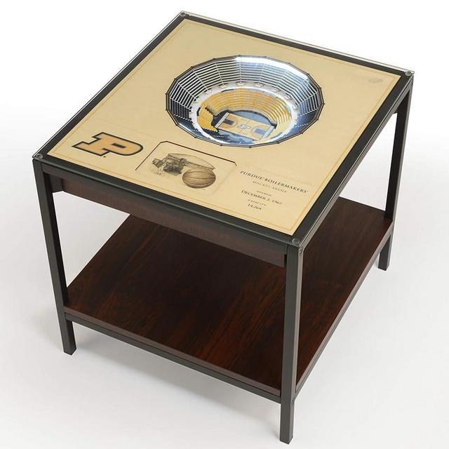 YouTheFan NCAA 25-Layer StadiumView Lighted End Table
