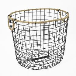 Designer's Image® 50 Quart Wire Storage Basket with Jute Wrapped Rim at Menards®
