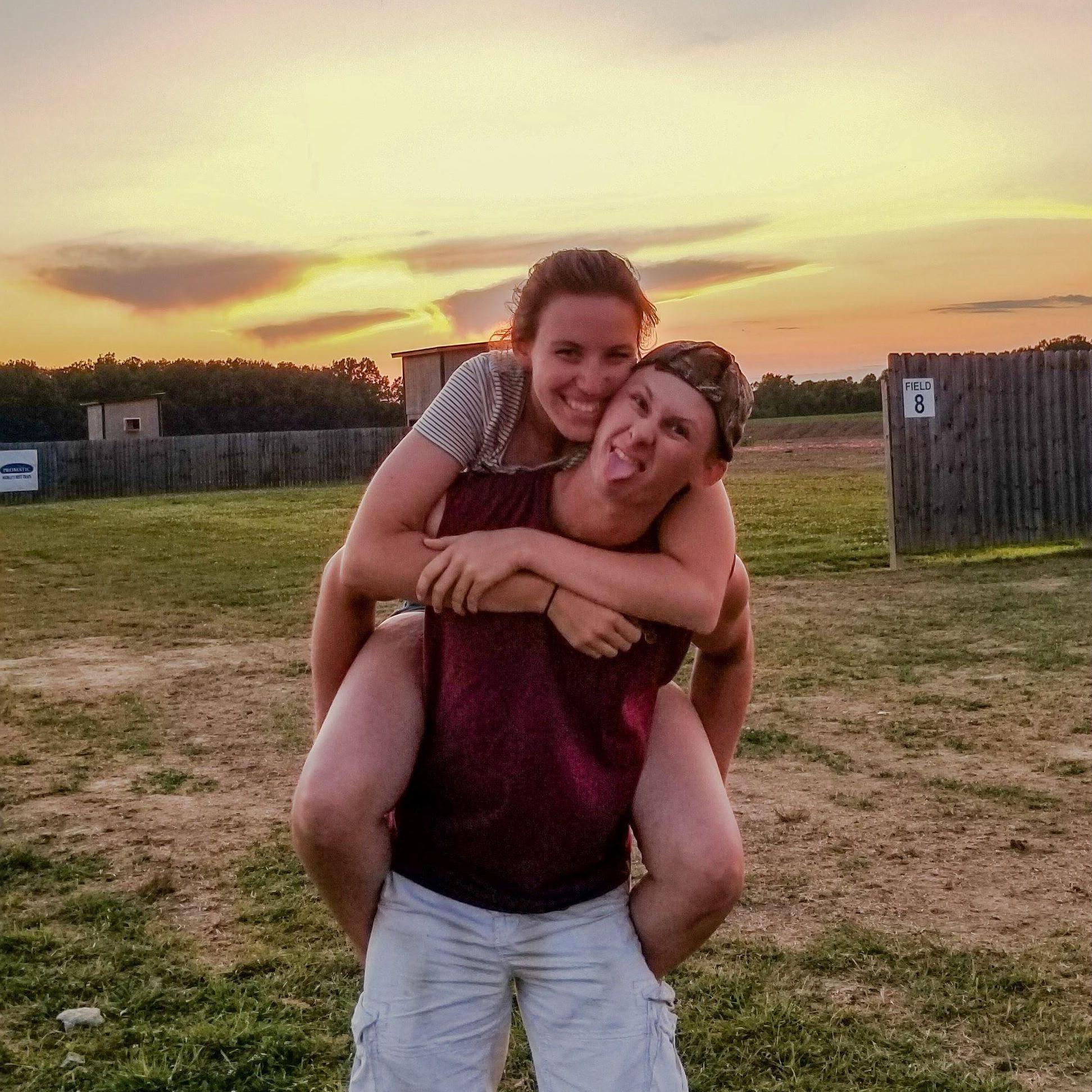 Sunset photos on the skeet field at Nationals were always a must!