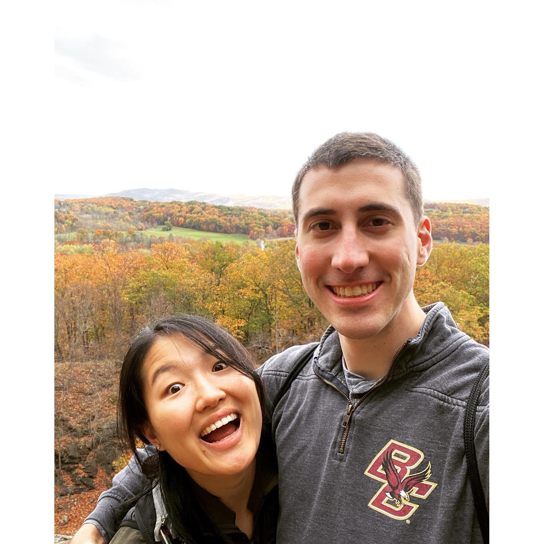 One of our favorite things to do together: hiking