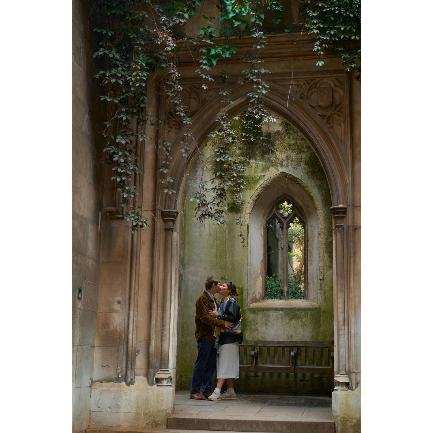When we got engaged in London