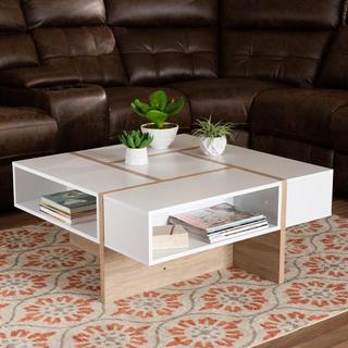 Rasa Modern and Contemporary Finished Wood Coffee Table