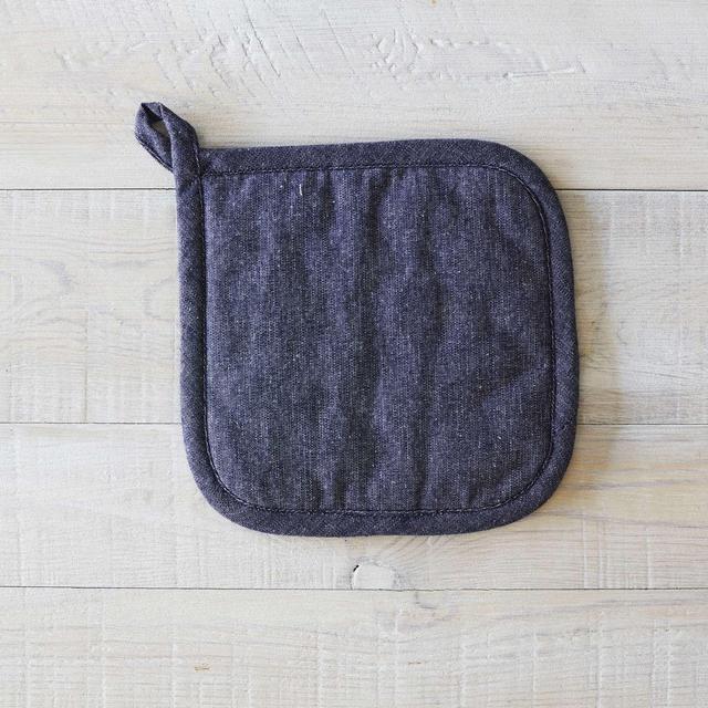 Washed Denim Pot Holder