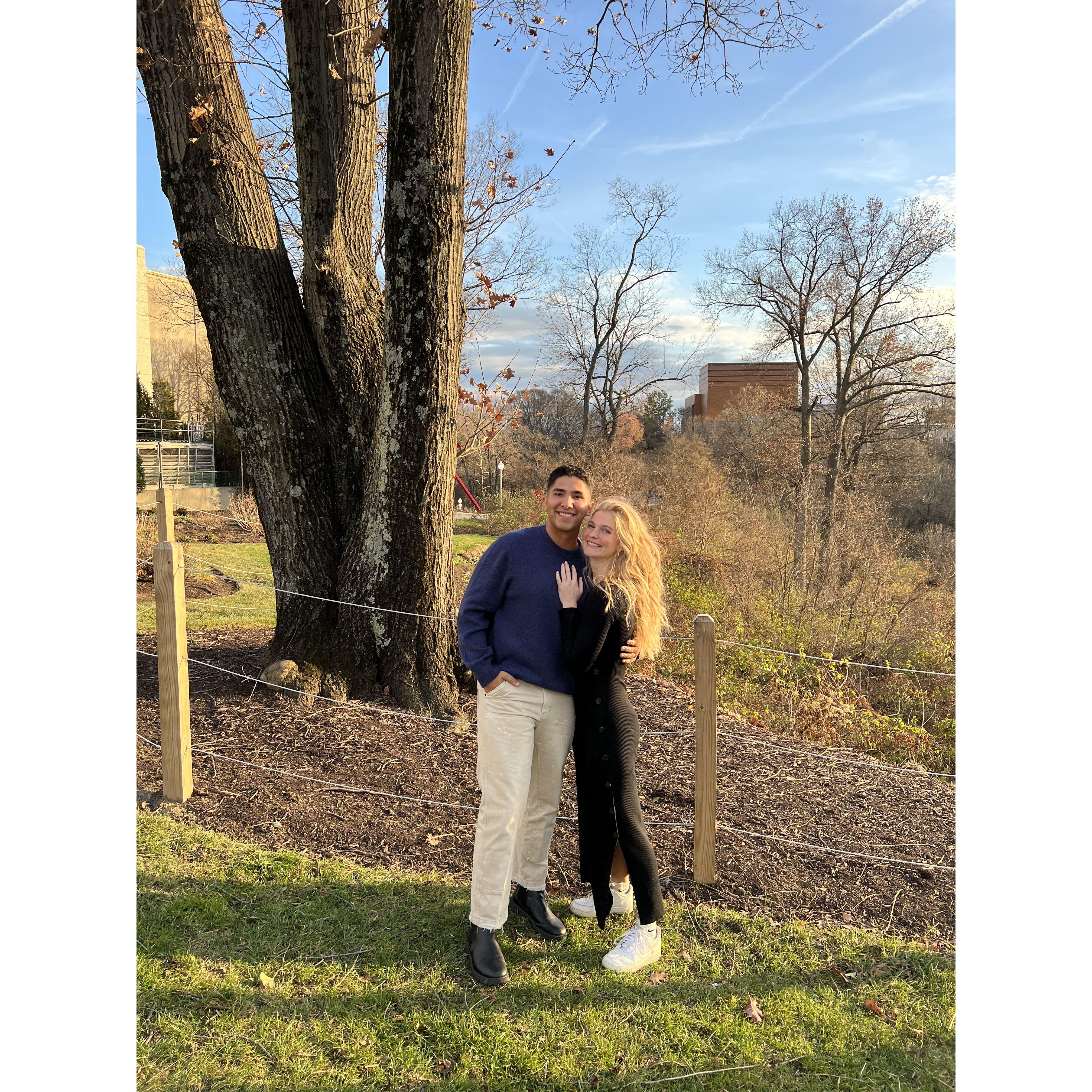 We finally got to celebrate a birthday in person! Amy turned 21 :)