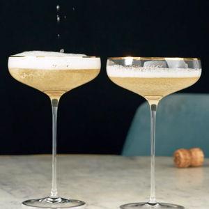 Cheers to Many Years Toasting Coupes, Set of 2