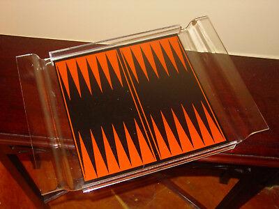 Mid-Century LUCITE Backgammon Board or Tray Game