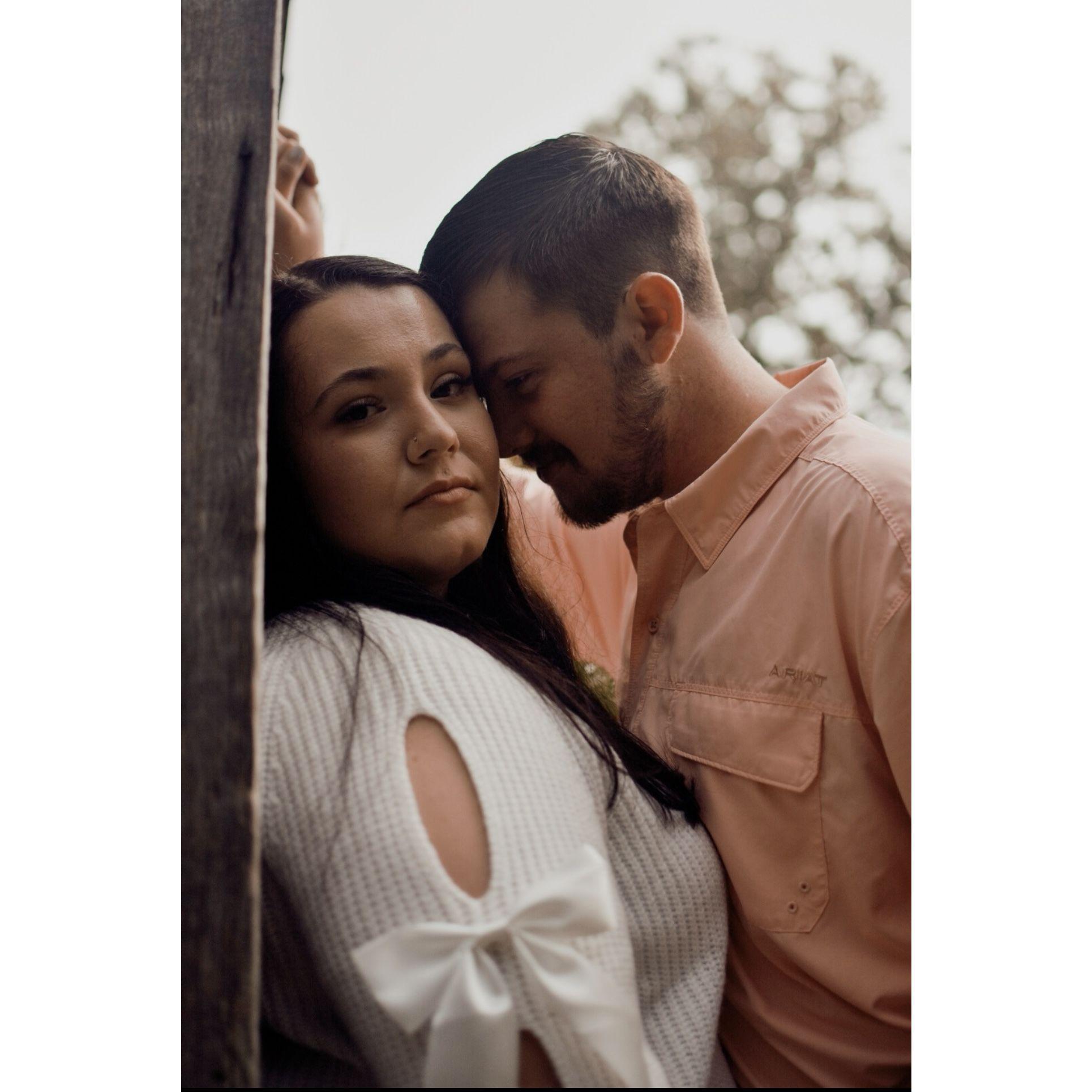 first photo session after being engaged and the photos used for our save the dates