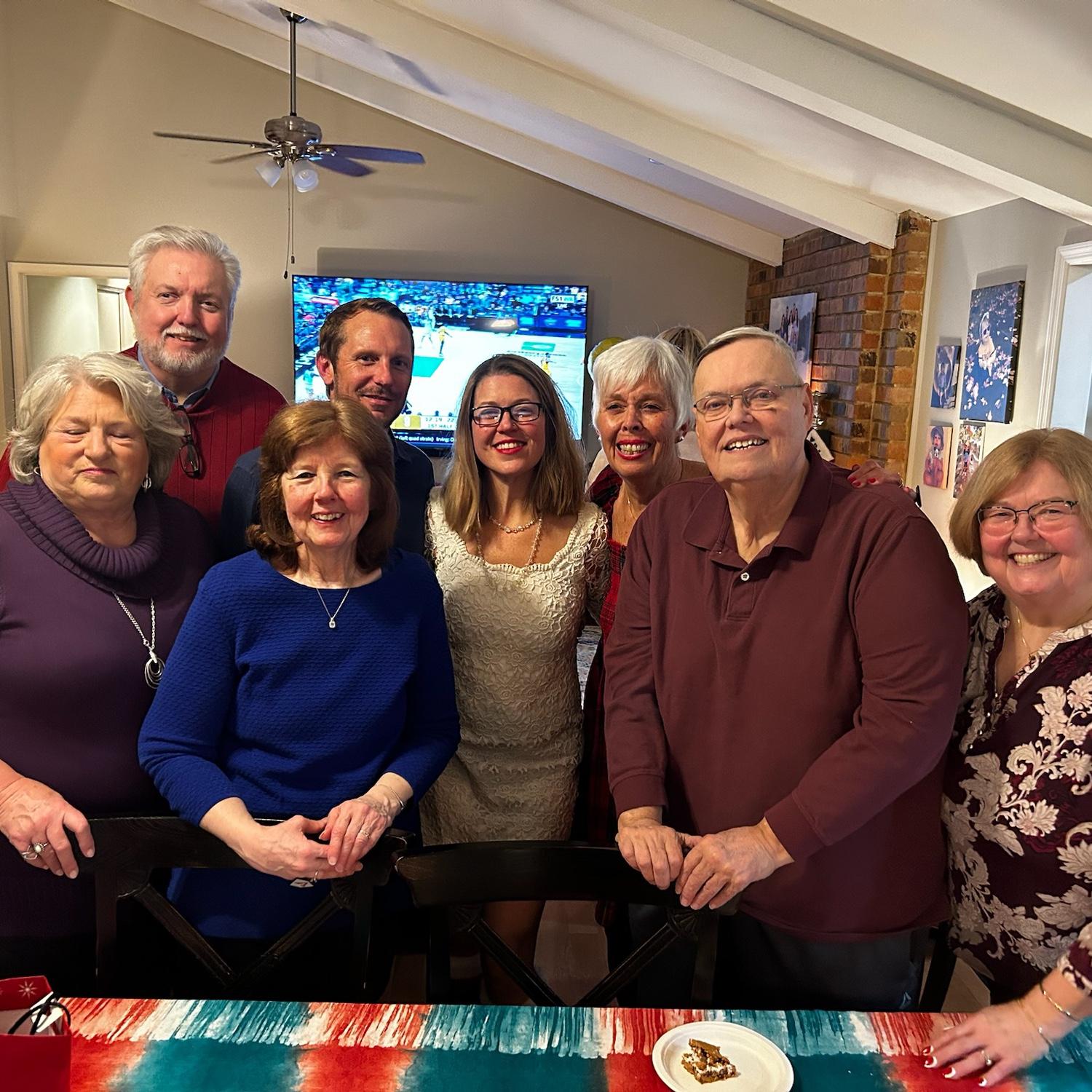 With Rockamann aunts and uncles: Sue & Randy, Roseanne, Al & Rita