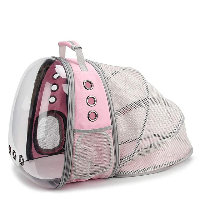 Lollimeow Pet Carrier Backpack, Bubble Backpack Carrier, Cats and Puppies,Airline-Approved, Designed for Travel, Hiking, Walking & Outdoor Use