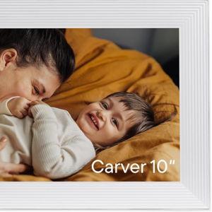 Aura Digital Picture Frame - 10.1" HD Display | Wirecutter's Best Digital Frame | Text Photos Directly to Your Frame from Anywhere | Quick & Easy Setup Over WiFi - Free Aura App | No ads or fees