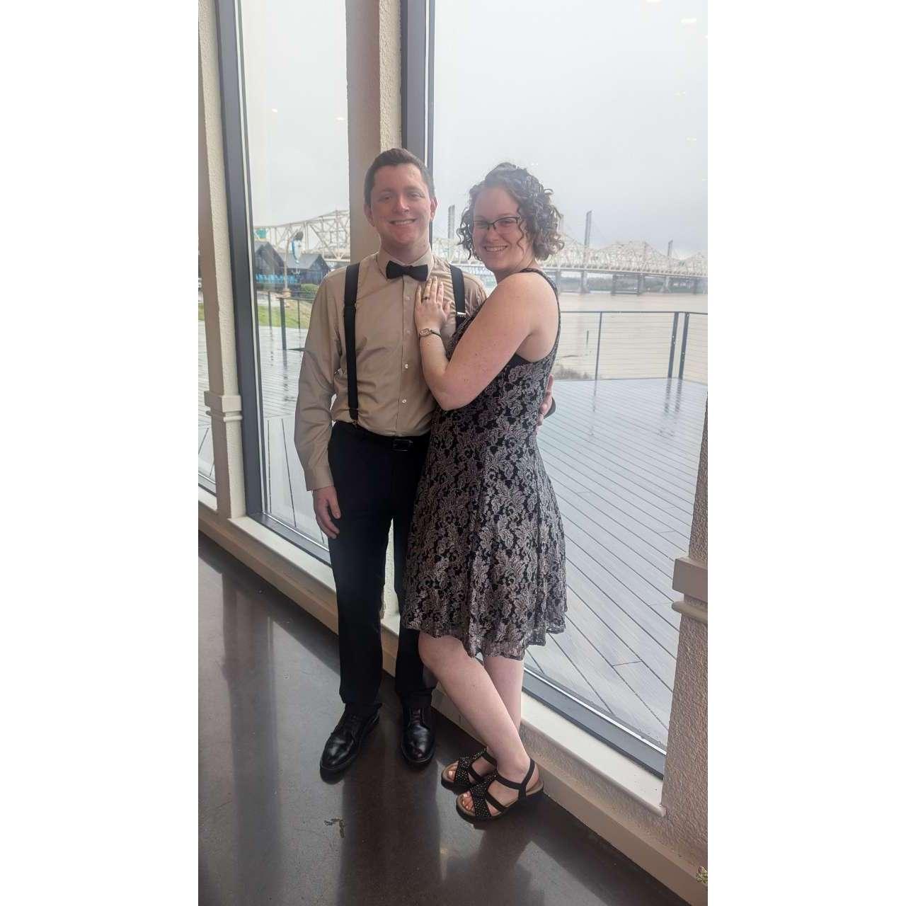 at Shelley's wedding