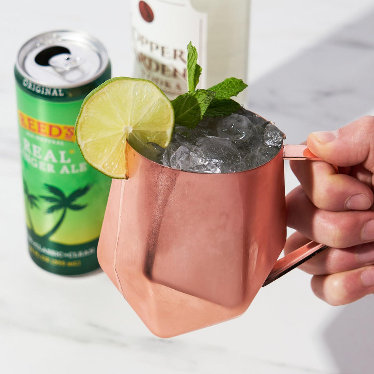 Viski, Seneca Faceted Moscow Mule Mug | Zola