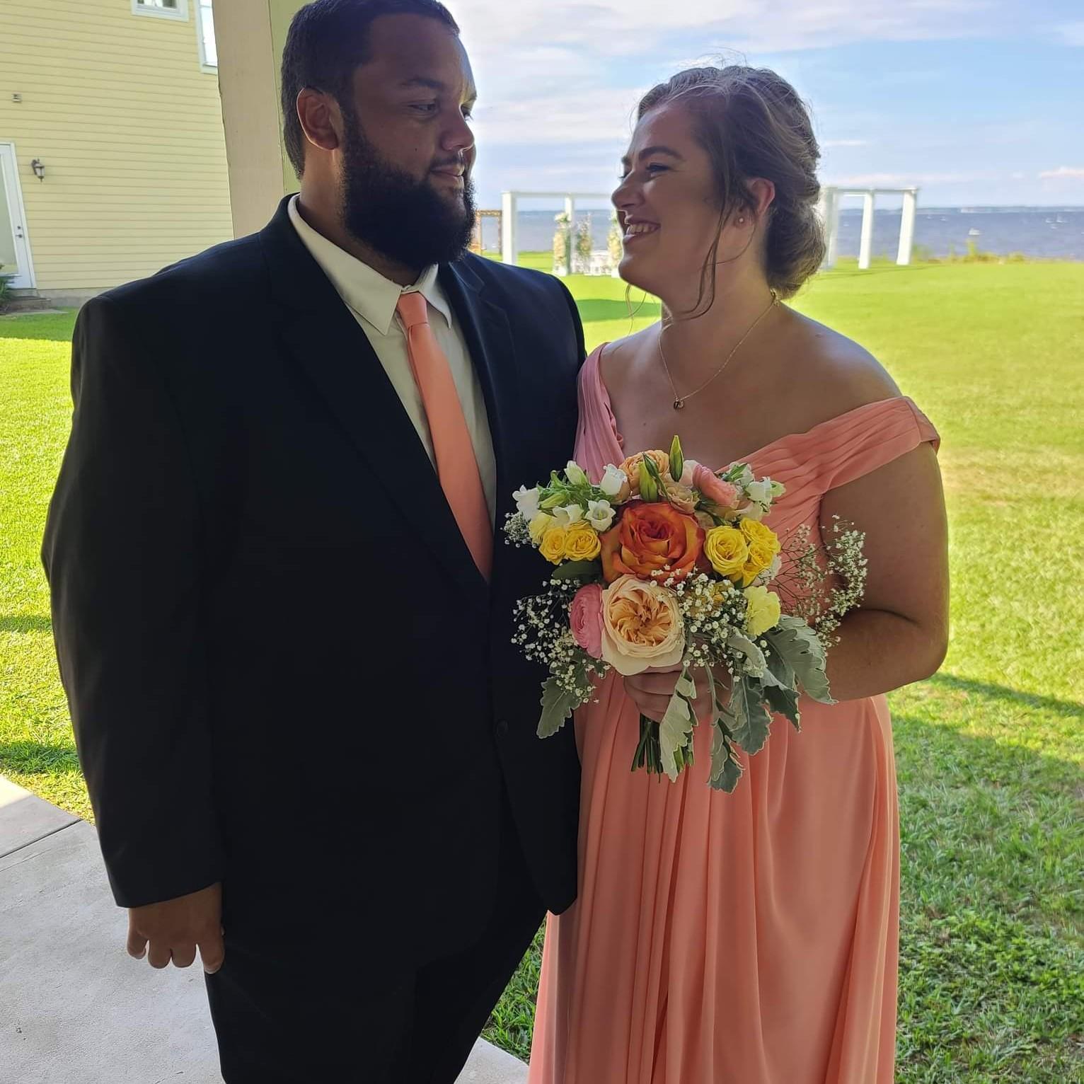 September 2022 - Krista's brother got married and she got to bring a very handsome date.