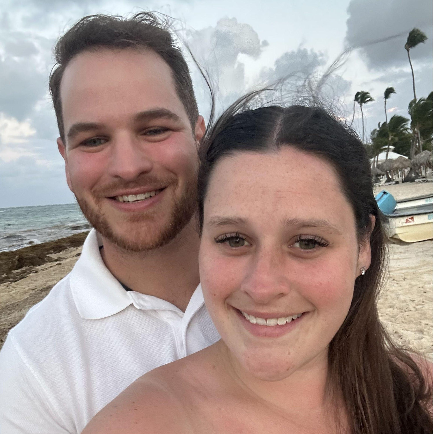 Last international trip before the wedding - Dominican Republic with all the Therriens