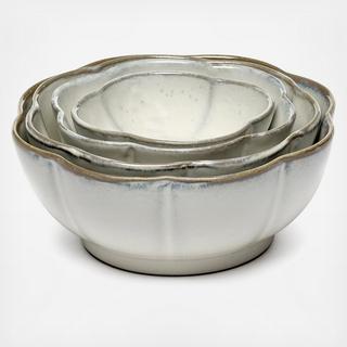 Inku Small Ribbed Bowl by Sergio Herman, Set of 4