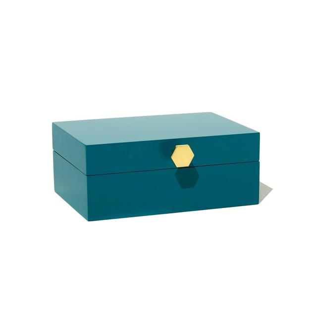 Be Rooted Wood Keepsake Box Green