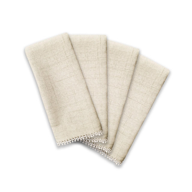 Lenox French Perle 19" x 19" Napkins Set, 4 Piece