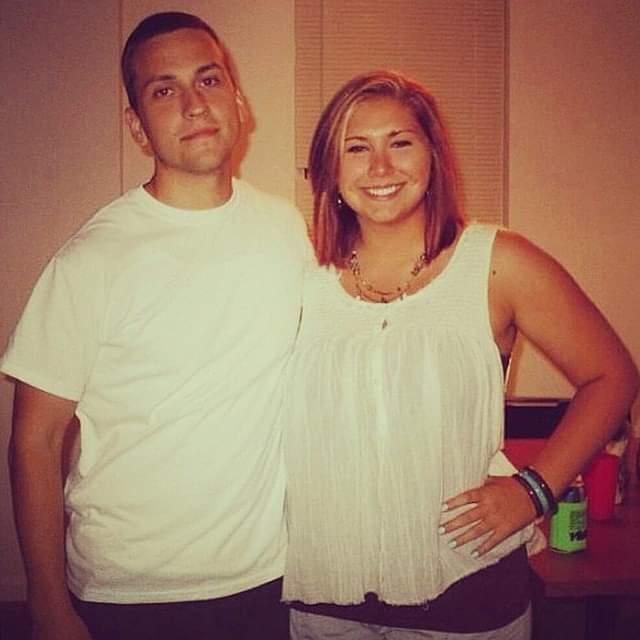 Our first photo together circa 2011, before we were even dating.