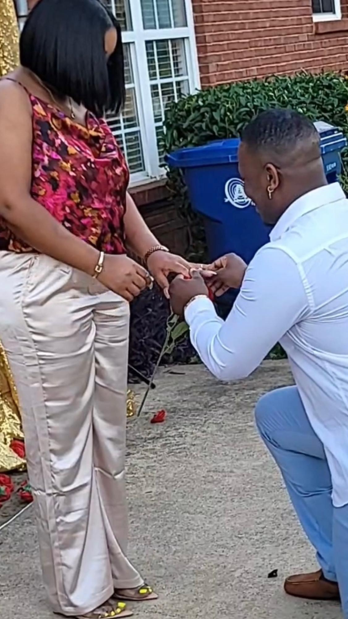 August 22’. DeWayne proposed and here we are ! 4 years later, counting down to our big day. We’ve had some great memories and trials, but overcome them all. So the answer is Yes! We do!