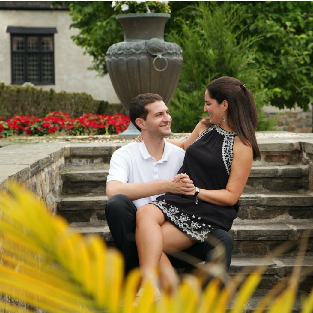 One of our favorites from our engagement photo shoot at Pleasantdale