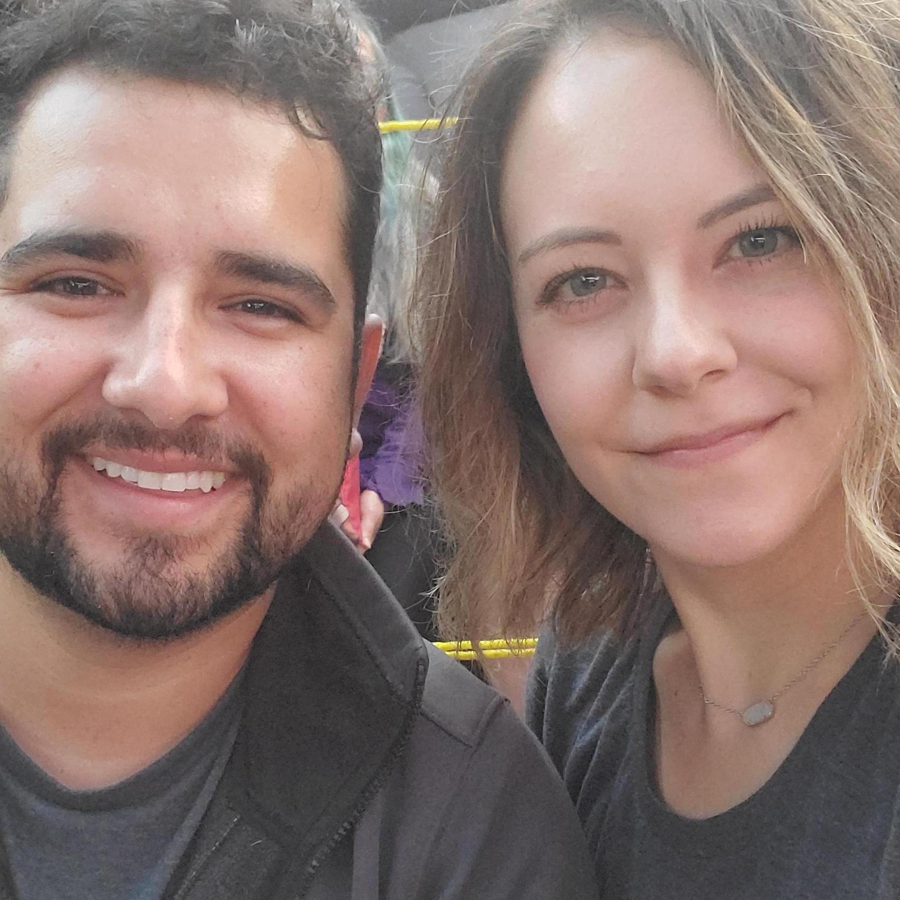 Our first Red Rocks concert together
